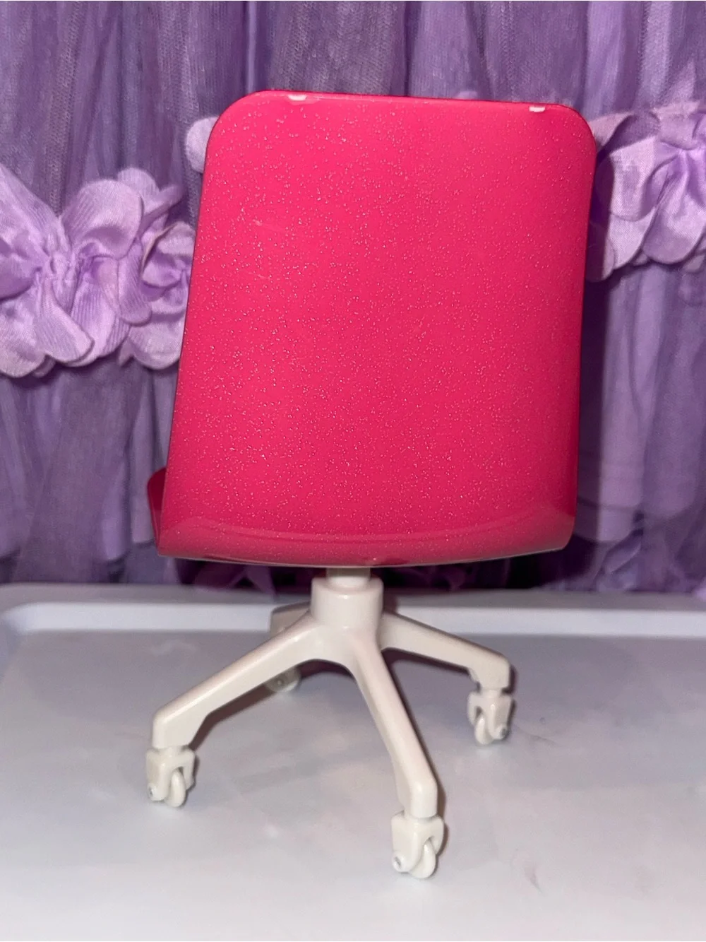 18” dolls pink office desk chair